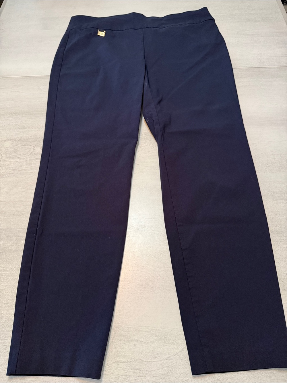 Alfani Women's Navy Straight-Leg Dress Pants